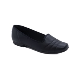Sapatilha Bico Redondo Piccadilly Feminino Preto