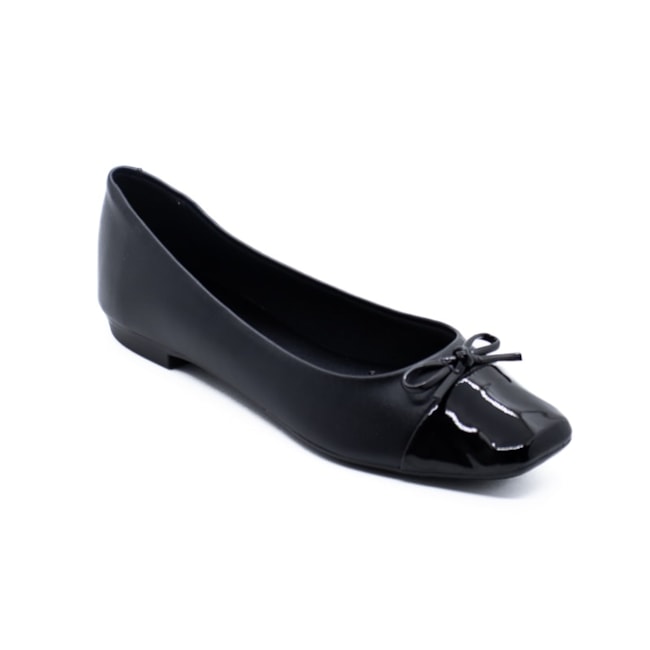 Sapatilha Bico Redondo Sua Cia Feminino Preto