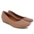 Sapatilha Bico Redondo Usaflex Feminina Camel