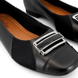 Sapatilha Bico Redondo Usaflex Feminina Preto