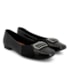 Sapatilha Bico Redondo Usaflex Feminina Preto