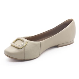 Sapatilha Bico Redondo Usaflex Feminina Vanilla