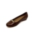 Sapatilha Bico Redondo Usaflex Feminino Canela