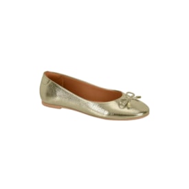 Sapatilha Bico Redondo Vizzano Feminina Dourado