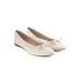 Sapatilha Moleca Bico Fino Feminina Creme
