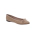 Sapatilha Moleca Bico Fino Feminina Nude