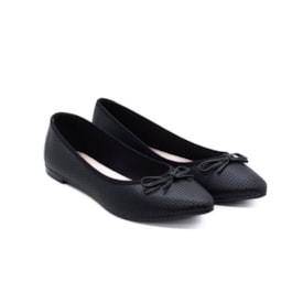 Sapatilha Moleca Bico Fino Feminina Preto