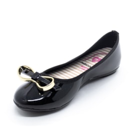 Sapatilha Molekinha Infantil Feminino Preto
