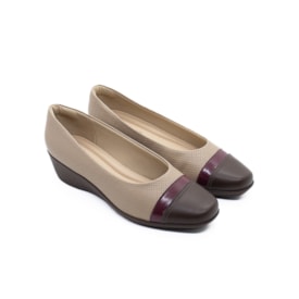 Sapato Anabela Baixa Piccadilly Feminino Fendi