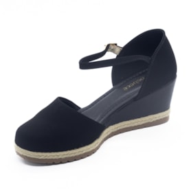 Sapato Anabela Media Bebece Feminino Preto