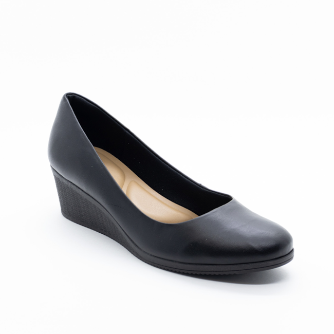 Sapato Anabela Usaflex Feminino Preto