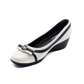Sapato Anabele Baixo Piccadilly Feminino Off White