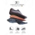 Sapato Casual Em Couro 3D Vision Jota Pe Masculino Preto