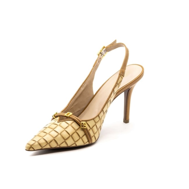 Sapato Chanel Luz da Lua Feminino Amêndoa Natural