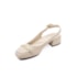 Sapato Chanel Salto Médio Modare Feminino Bege
