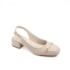 Sapato Chanel Salto Médio Modare Feminino Bege