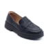 Sapato Loafer Salto Baixo Vizzano Feminino Preto