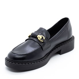 Sapato Loafer Sua Cia Feminino Preto