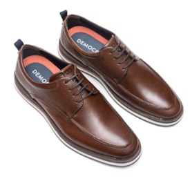 Sapato Metropolitan Type Democrata Masculino Conhaque
