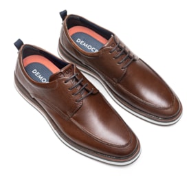 Sapato Metropolitan Type Democrata Masculino Conhaque