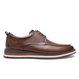 Sapato Metropolitan Type Democrata Masculino Conhaque