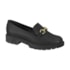 Sapato Mocassim Loafer Beira Rio Feminino  Preto