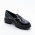 Sapato Mocassim Loafer Lu Rezende Feminina Preto