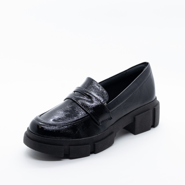 Sapato Mocassim Loafer Lu Rezende Feminina Preto