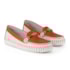 Sapato Mocassim Luz da Lua Feminino Laranja Panna