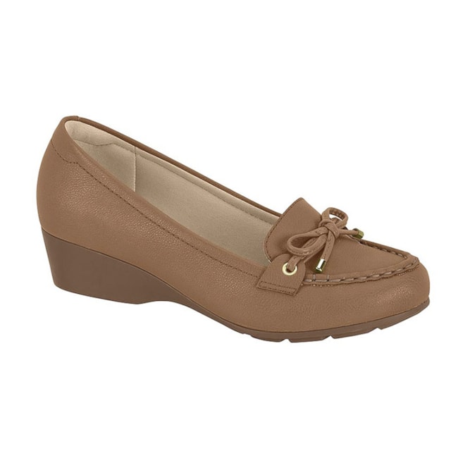 Sapato Mocassim Modare Feminino Camel