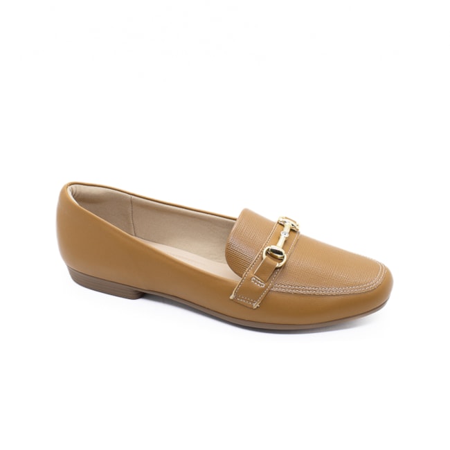 Sapato Mocassim Piccadilly Feminino Mascavo