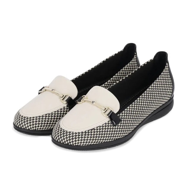 Sapato Mocassim Piccadilly Feminino Preto