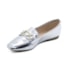 Sapato Mocassim Sua Cia Feminino Prata