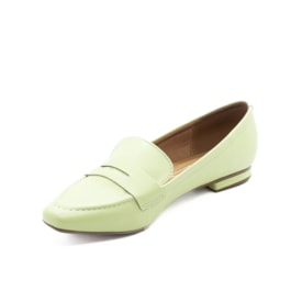 Sapato Mocassim Vizzano Feminino Menta
