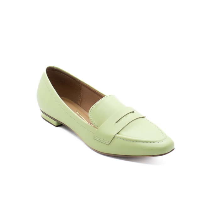 Sapato Mocassim Vizzano Feminino Menta