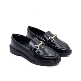 Sapato Mocassim Vizzano Feminino Preto