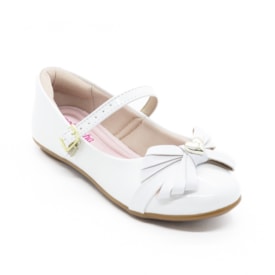 Sapato Molekinha Infantil Feminino Branco