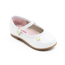 Sapato Molekinha Infantil Feminino Branco