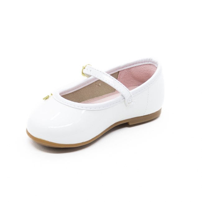 Sapato Molekinha Infantil Feminino Branco