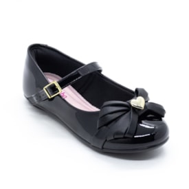 Sapato Molekinha Infantil Feminino Preto
