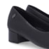 Sapato Peep Toe Salto Baixo Usaflex Feminino Preto