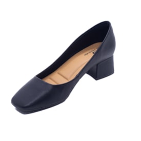 Sapato Salto Baixo Lu Rezende Feminino Preto