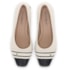 Sapato Salto Baixo Piccadilly Feminino Off White