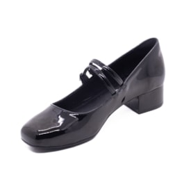 Sapato Salto Baixo Via Marte Feminino Preto