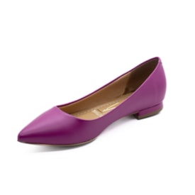 Sapato Salto Baixo Vizzano Feminino Magenta
