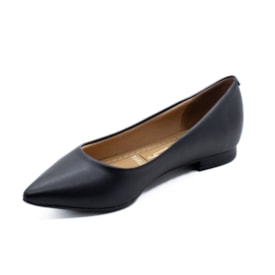 Sapato Salto Baixo Vizzano Feminino Preto
