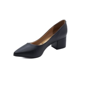 Sapato Salto Baixo Vizzano Feminino Preto