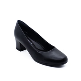 Sapato Salto Grosso Piccadilly Feminino Preto
