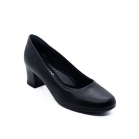 Sapato Salto Grosso Piccadilly Feminino Preto