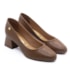 Sapato Salto Medio Vizzano Feminino Caramelo
